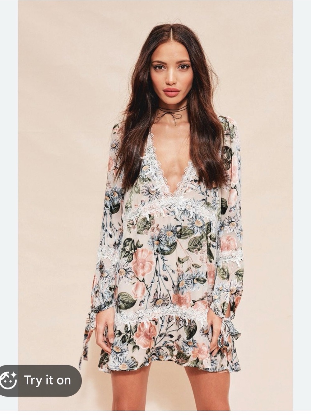 For Love and Lemons Floral Dress
